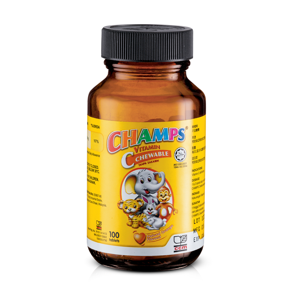 CHAMPS C Chewable Vitamin C for Kids | Avon Malaysia